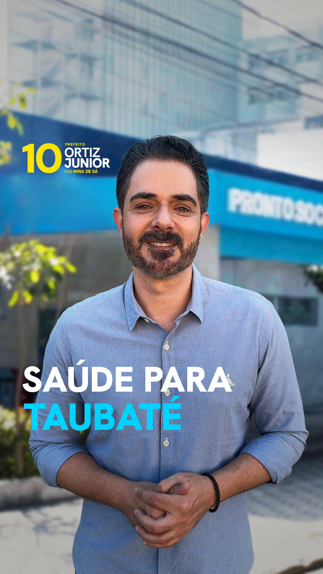 Durante nossos mandatos, transformamos a saúde de Taubaté! Entregamos novas UPAs, reformamos o Pronto-Socorro Central, construímos Policlínicas especializadas para crianças, adolescentes e mulheres e garantimos atendimento de qualidade no Hospital Municipal. Vamos fazer ainda mais: nosso compromisso é construir um novo hospital, outra UPA na parte alta da cidade e um prédio novo para o CECAP! Contamos com seu apoio! No dia 6 de outubro, escolha o 1️⃣0️⃣. Vote Ortiz Junior e Nina de Sá!