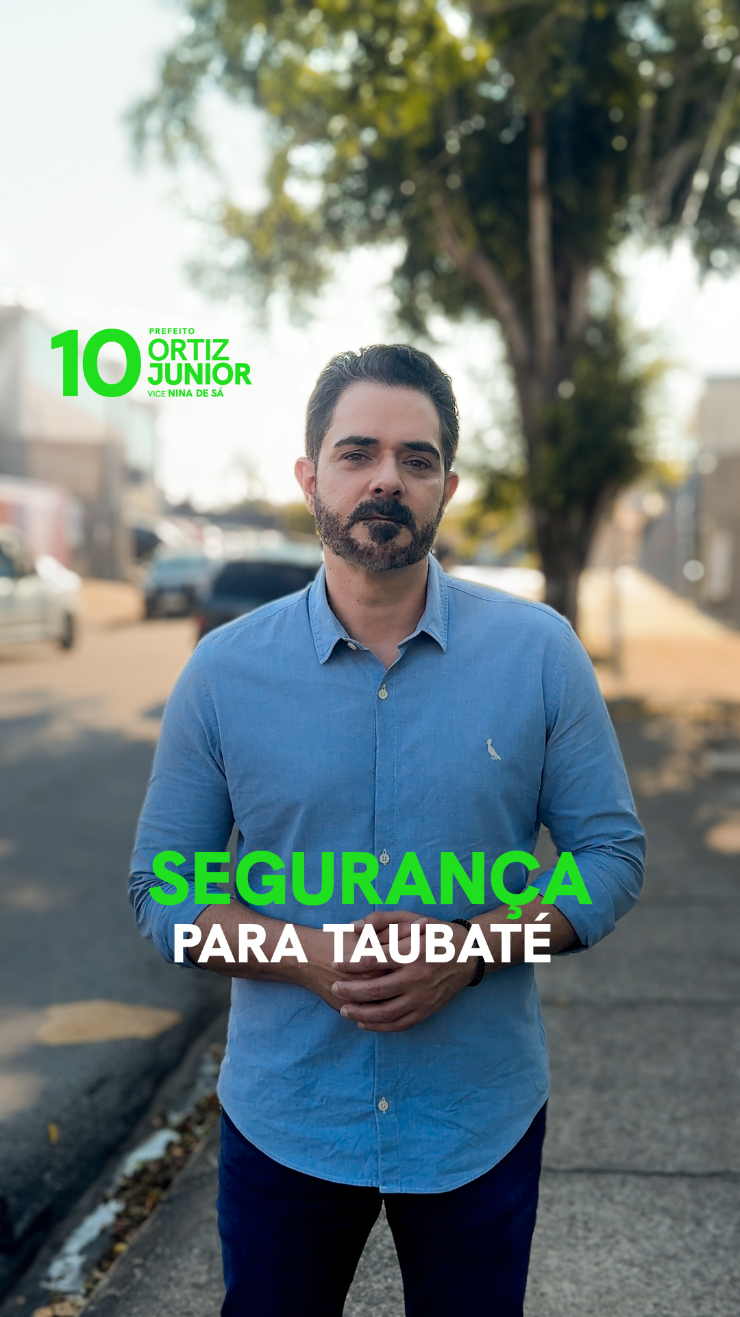 Mais policiamento nas ruas, iluminação eficiente com lâmpadas de LED e fortalecimento da Guarda Municipal. Durante nossa gestão, reduzimos a criminalidade para os menores índices da história de Taubaté. Vamos trazer essa segurança de volta, com ações concretas e cuidado pela nossa cidade!